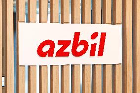 Azbil sign and logo